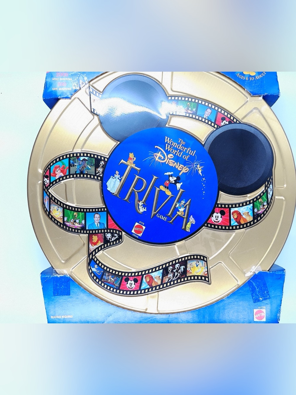 The Wonderful World of Disney Trivia Game, a vintage, published by Mattel 1997